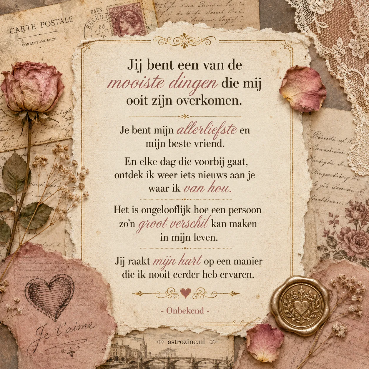 quote je raakt mijn hart