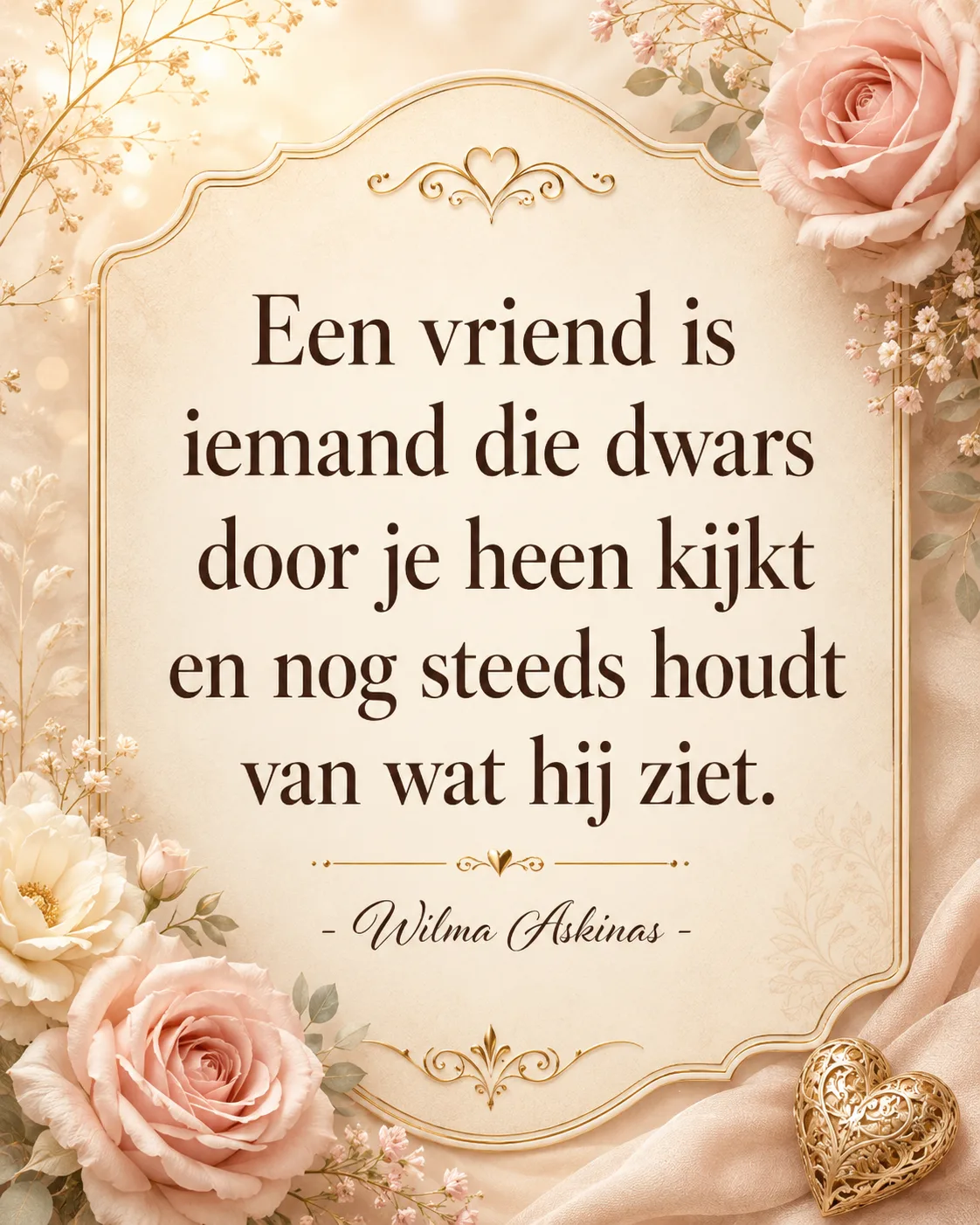 quote dwars door je heen kijkt