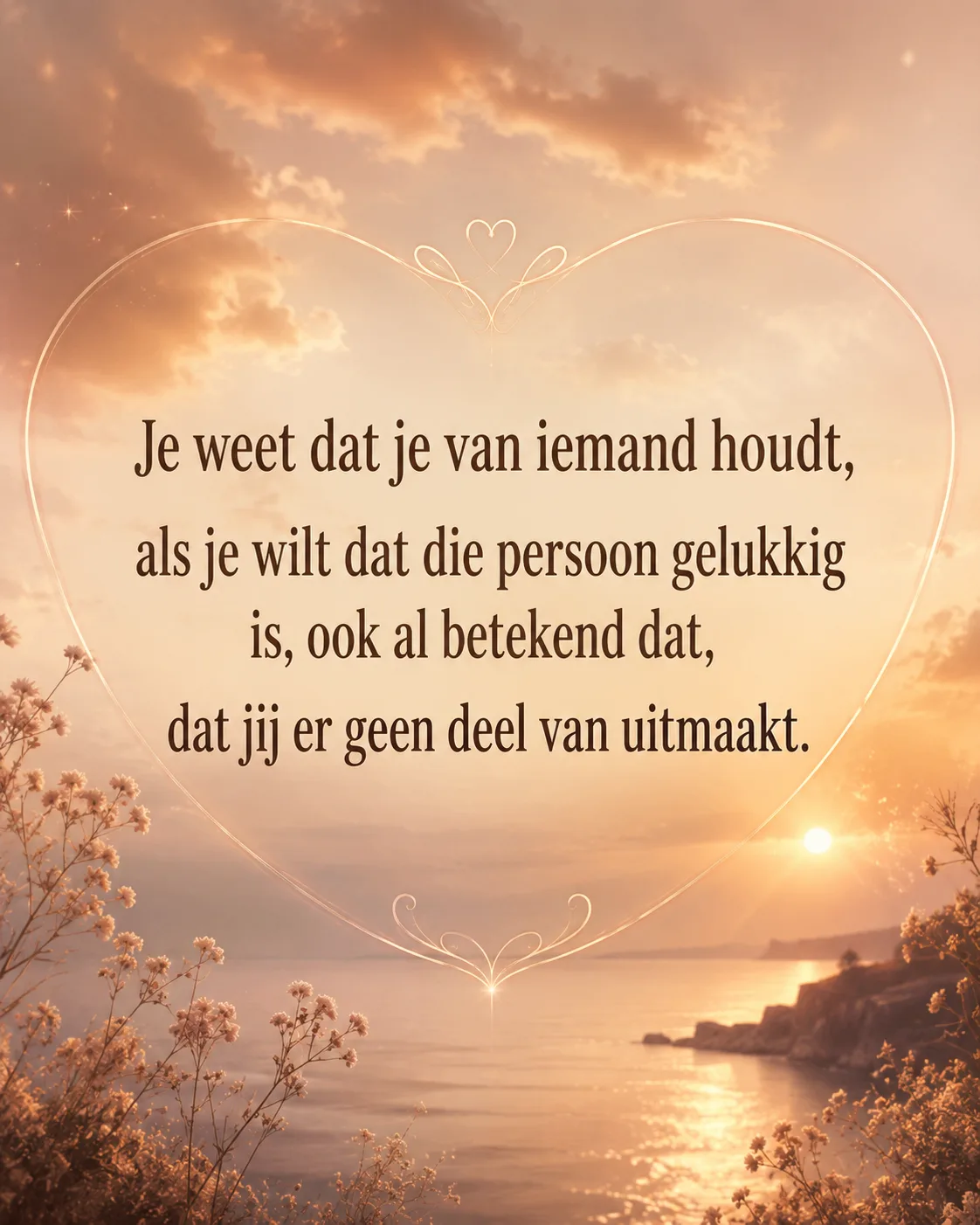 quote je weet dat je van iemand houdt